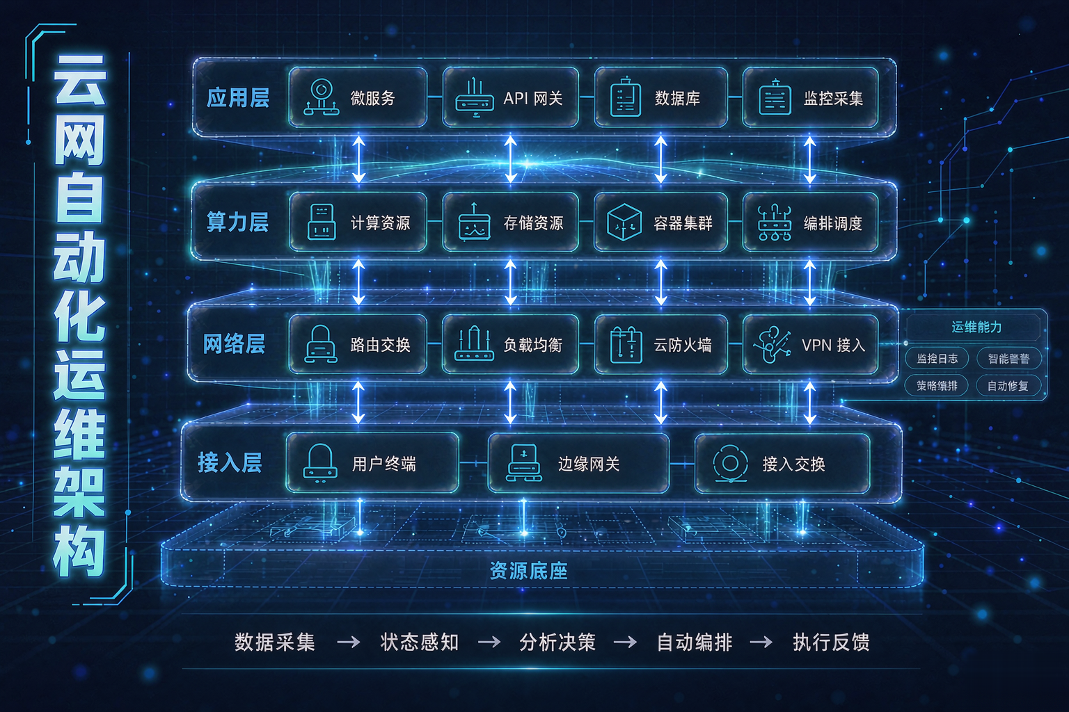 云网自动化运维架构图